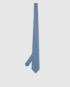 Stefano Ricci Silk tie in argyle pattern CH31044