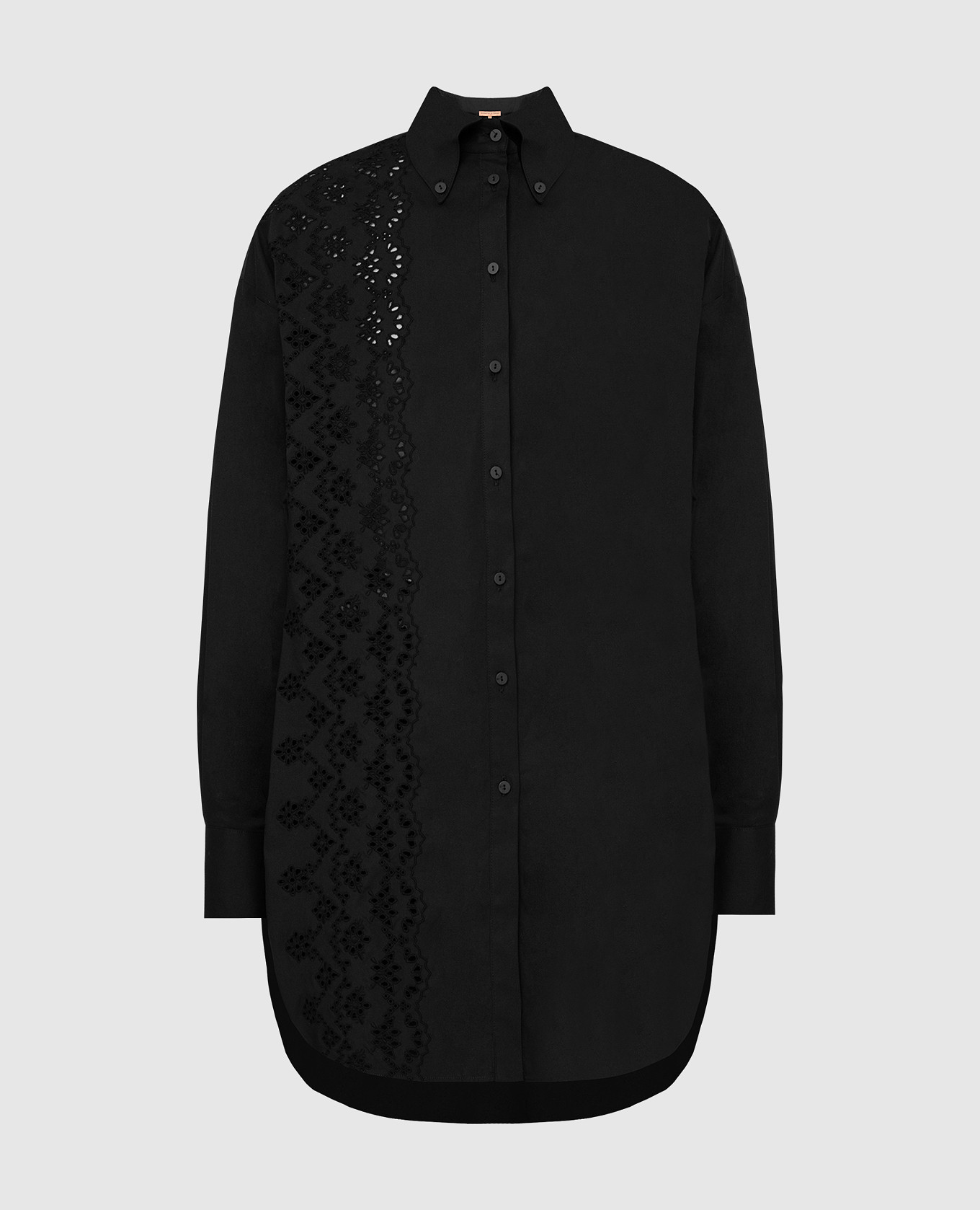 Ermanno Scervino Black shirt with stitching