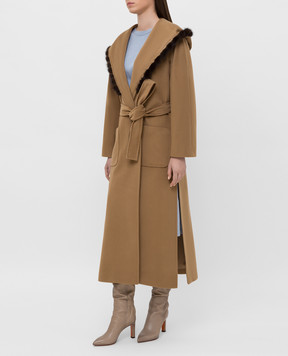 Heresis Beige wool coat M33130VIF260