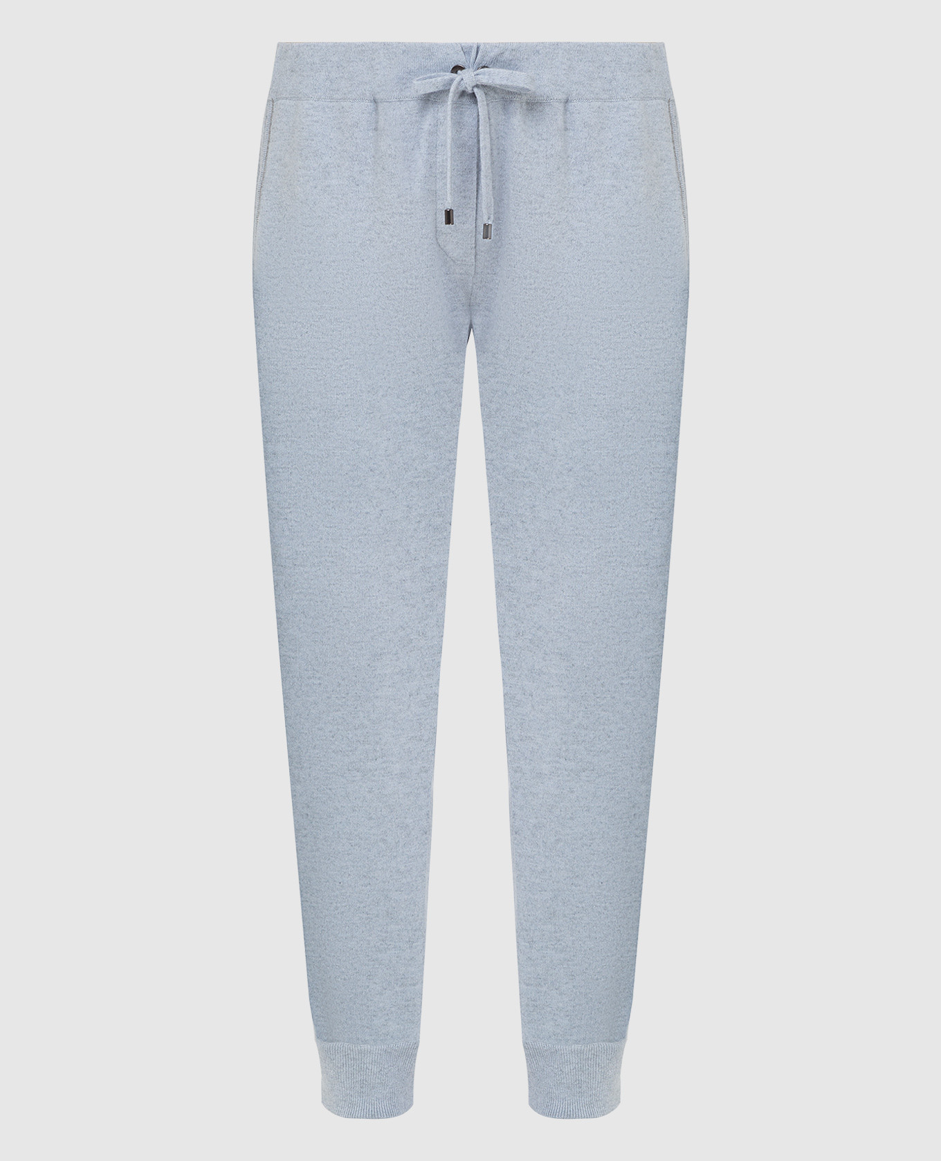 Blue trousers in wool, cashmere and silk brunello cucinelli