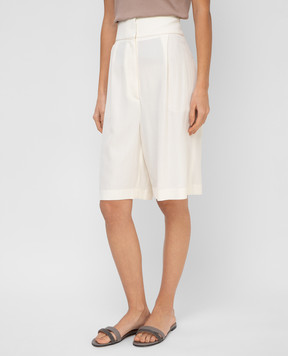 Fabiana Filippi Light beige bermuda shorts PAD271W344