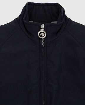 Stefano Ricci Children's dark blue down jacket YDJ94000104209