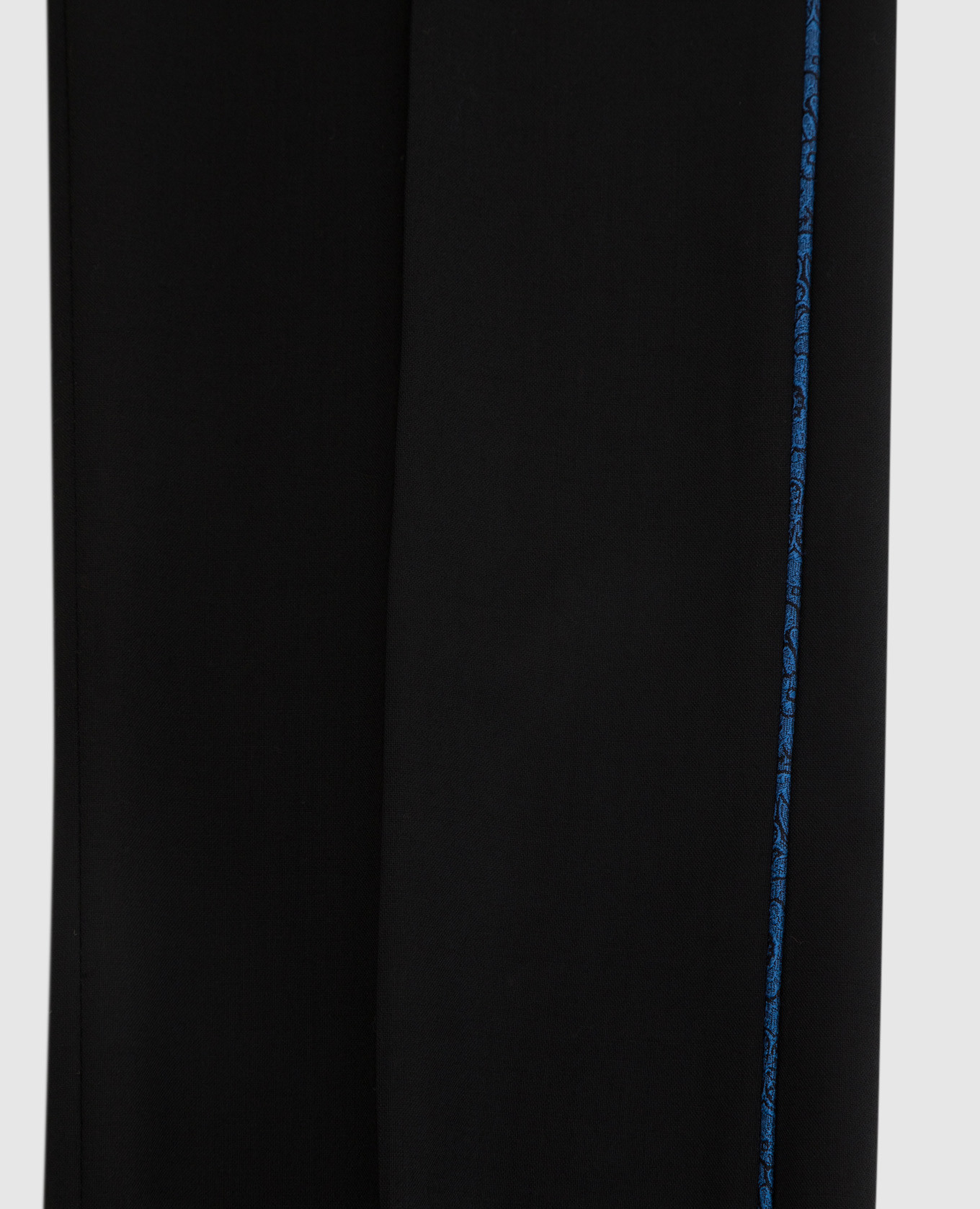 

Children's wool trousers with stripes Stefano Ricci, Black