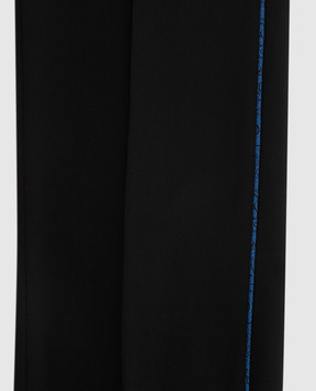 Stefano Ricci Children's wool trousers with stripes Y2T2600001T00061