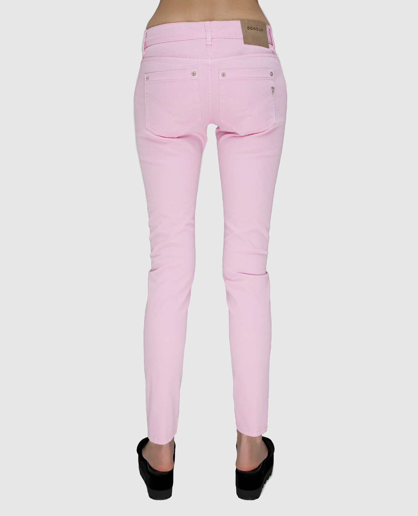 Pink jeans with pockets Dondup 4