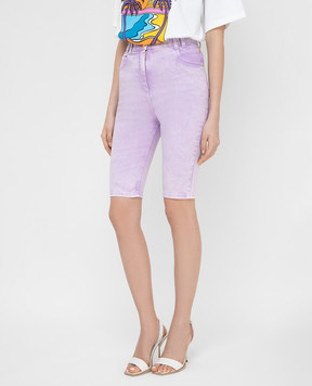Balmain Lilac shorts VF15425D090