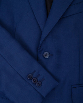 Stefano Ricci Children's blue wool jacket Y1RF371000HC4081