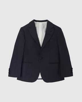 Stefano Ricci Children's patterned silk jacket Y1RF372000HC4070