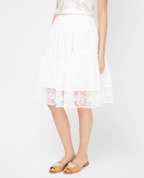 Ermanno Scervino White skirt D382O300MUL