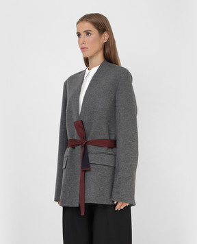 Roksanda Selma wool wrap jacket AW21J2381