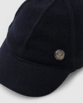 Stefano Ricci Children's cashmere cap with emblem YVF5190PTWS5