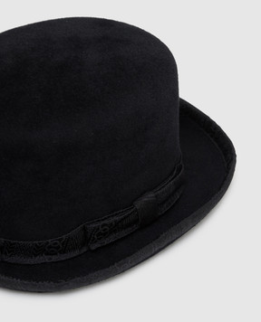 Stefano Ricci Patterned silk hat for children YVF4197PHC2936