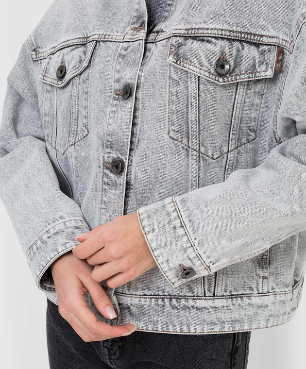 Light gray denim jacket hotsell