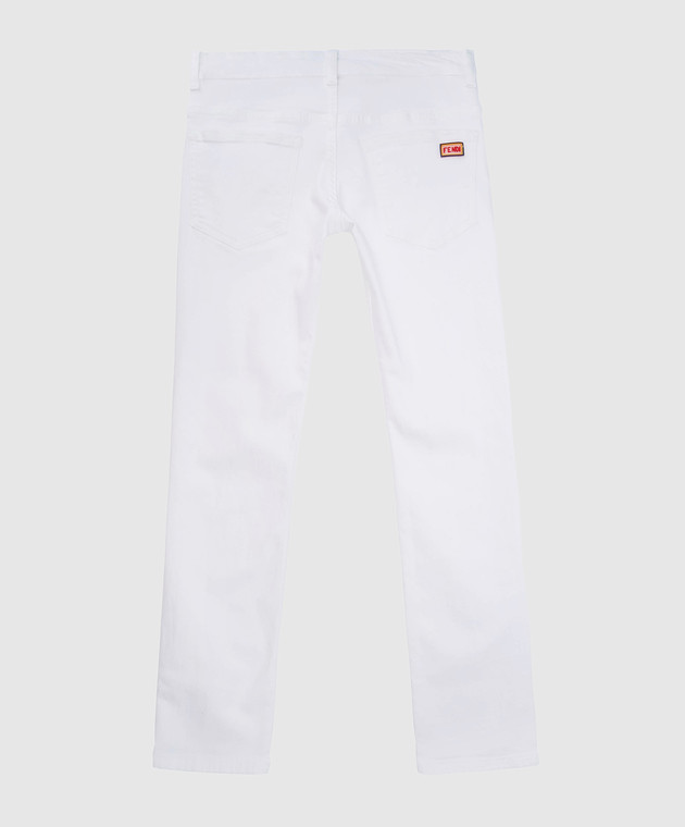 Fendi white jeans hotsell