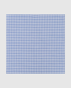 Stefano Ricci Children's blue plaid pasha YFZ25COLJ1863