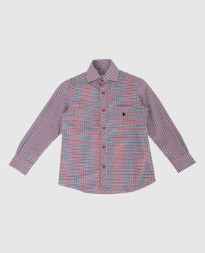 Stefano Ricci Children's checkered shirt YC005331M1716