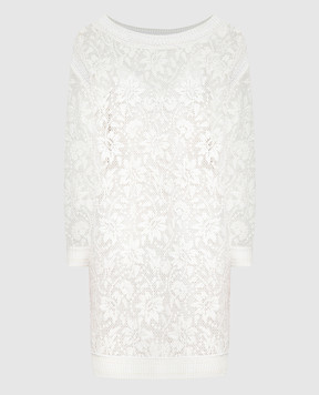 Ermanno Scervino White dress D385Q305CSEZZ