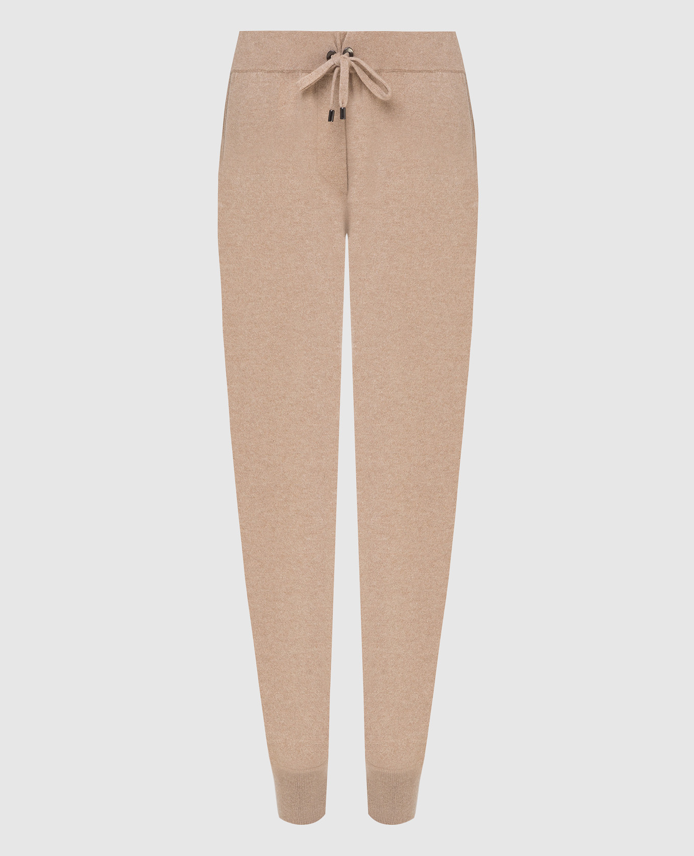 

Beige wool, cashmere and silk joggers Brunello Cucinelli