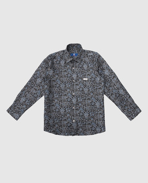 Stefano Ricci Paisley pattern children's silk shirt YC003203NG501