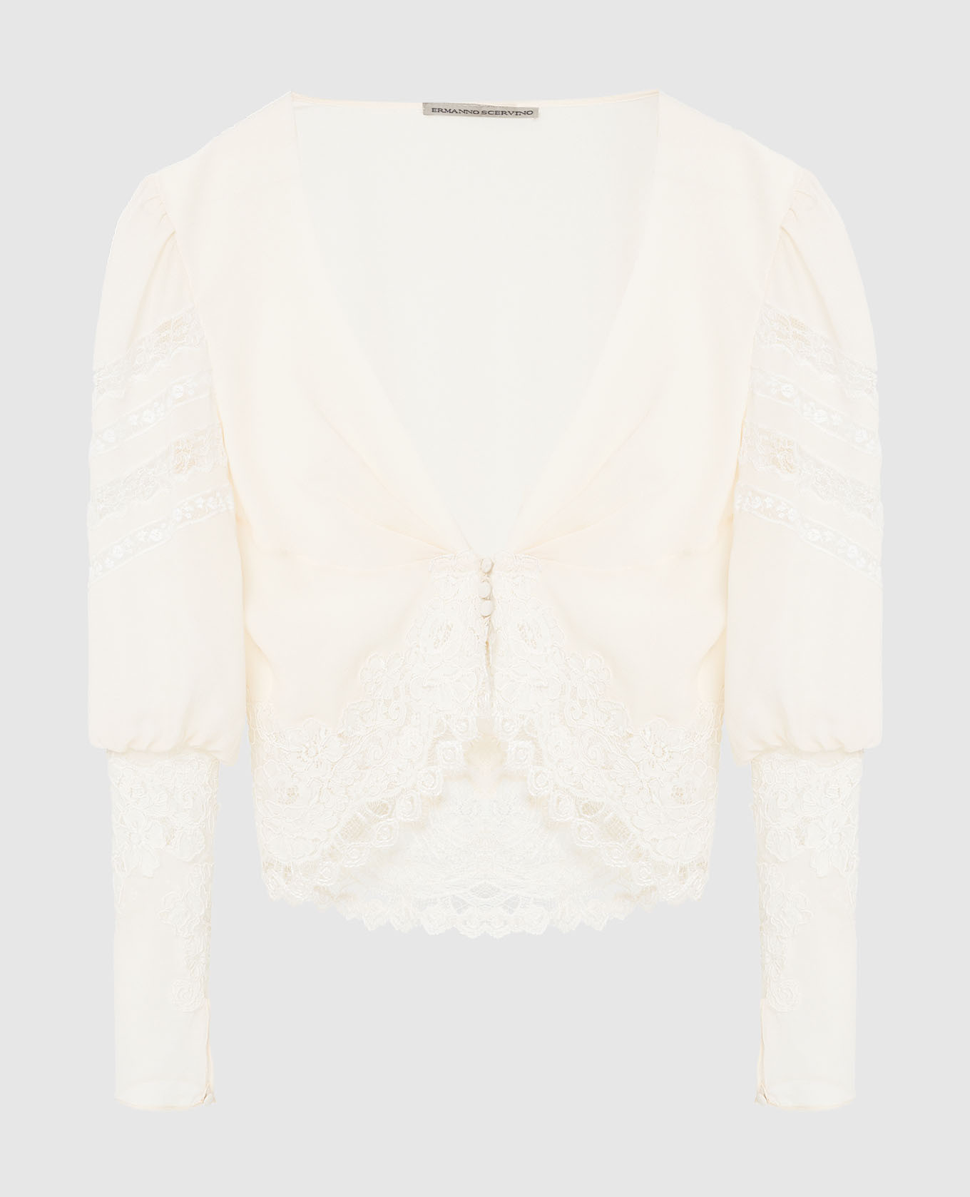 

Light beige silk blouse Ermanno Scervino
