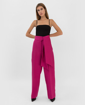 Lanvin Fuchsia wool trousers RWTR00345028