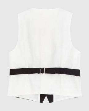 Stefano Ricci Patterned wool vest for children Y2EF206000W609