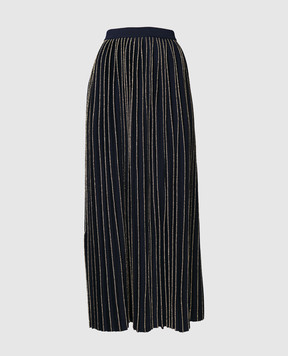 Gucci Blue pleated skirt 490353