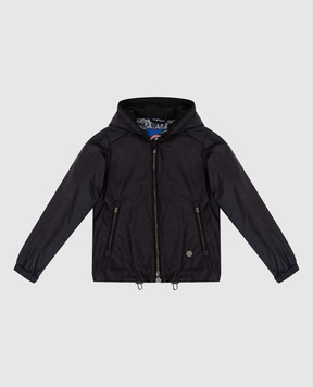 Stefano Ricci Children's black jacket in a pattern YDJ8200070HN0036