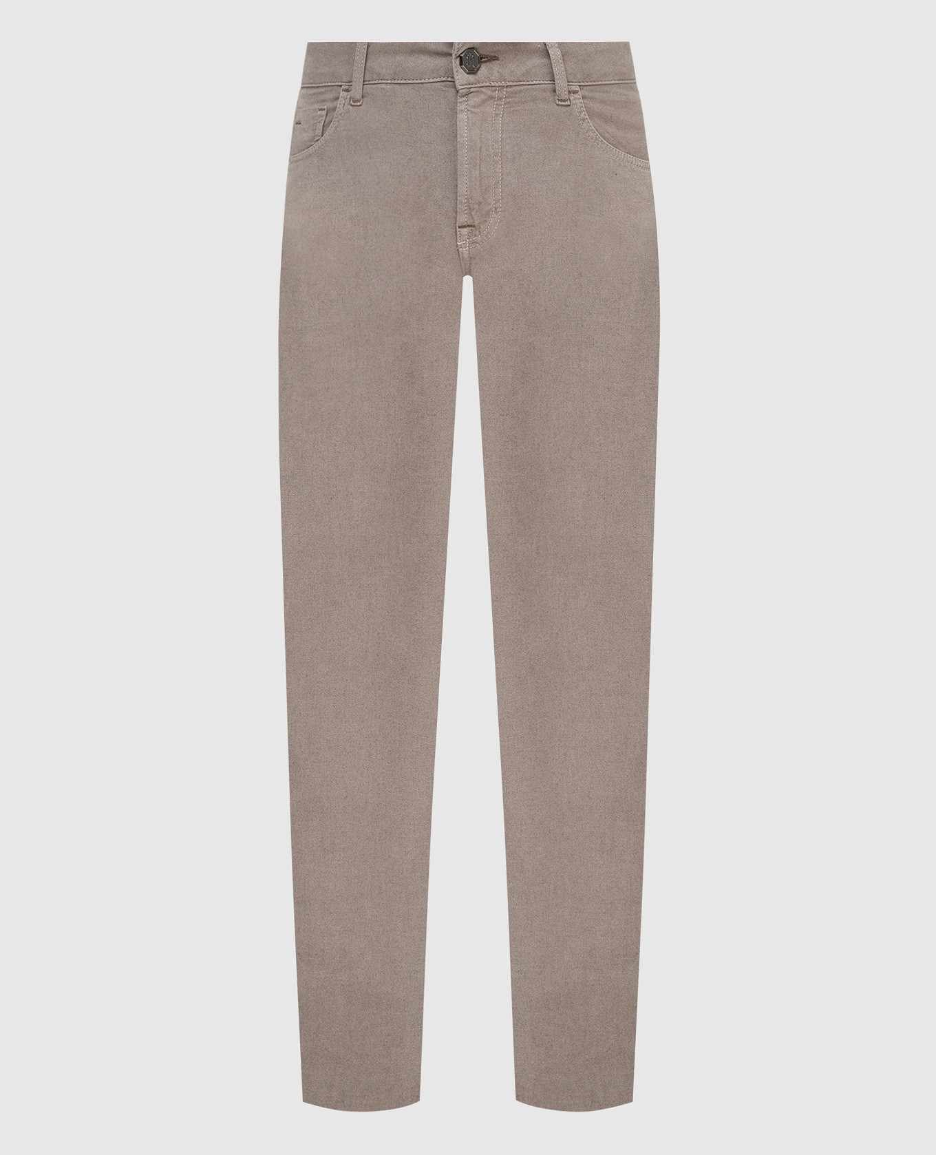 

Light beige trousers Stefano Ricci, Бежевый