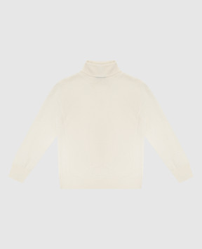 Stefano Ricci Children's light beige wool golf KY06002D01Y18415