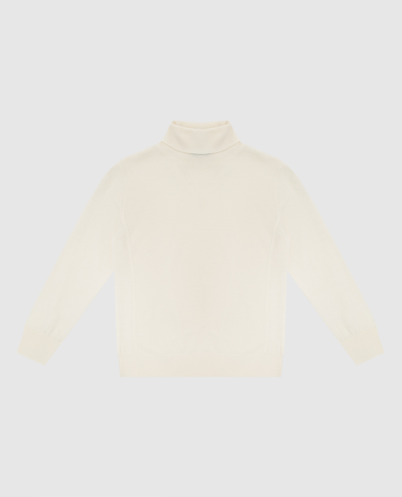 

Children's light beige wool golf Stefano Ricci