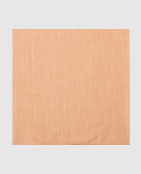 Stefano Ricci Beige silk and linen children's scarf YFZ25COR1956