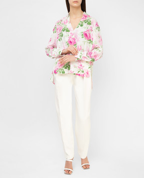 Magda Butrym White silk blouse 19292