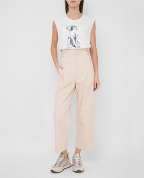 Peserico High rise trousers P04995T402477