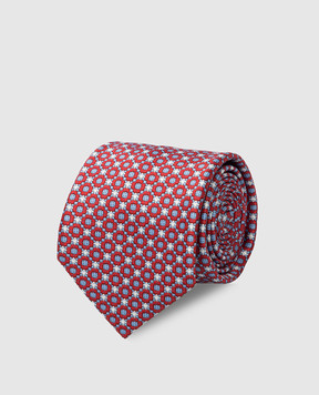 Stefano Ricci Children's red set of tie and scarf YDH27027