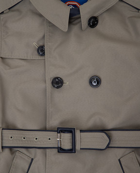 Stefano Ricci Children's dark beige trench coat YAJ7200030RS0003