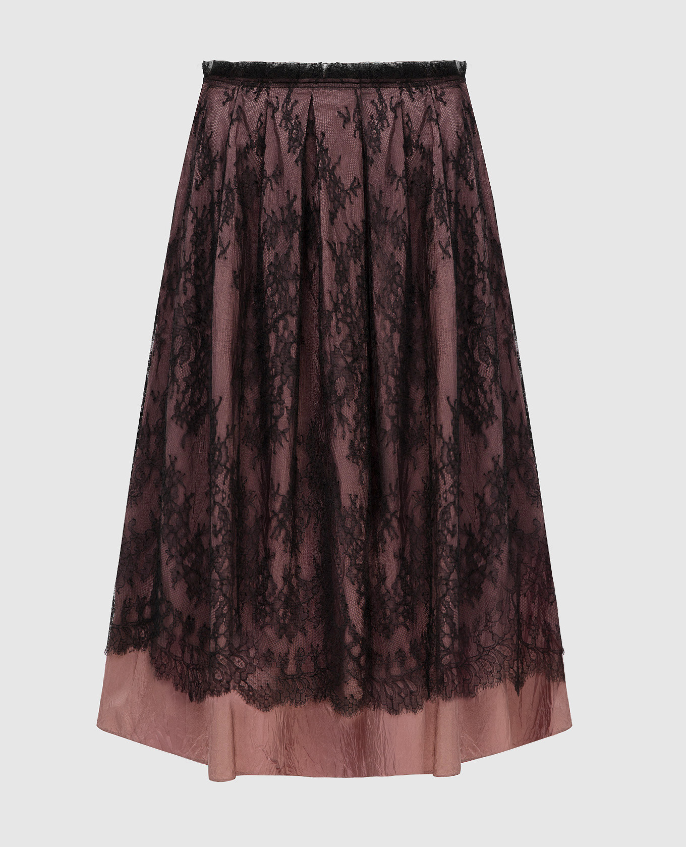 Dark pink skirt Valentino