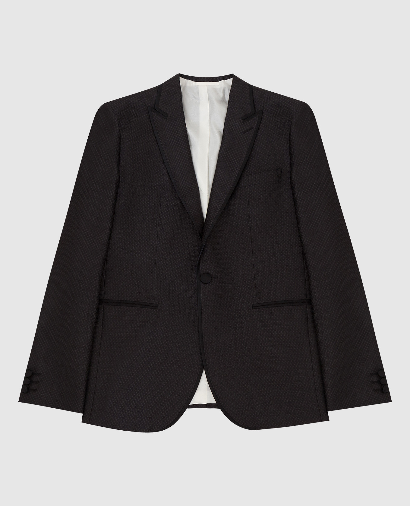 

Children's patterned silk jacket Stefano Ricci, Black