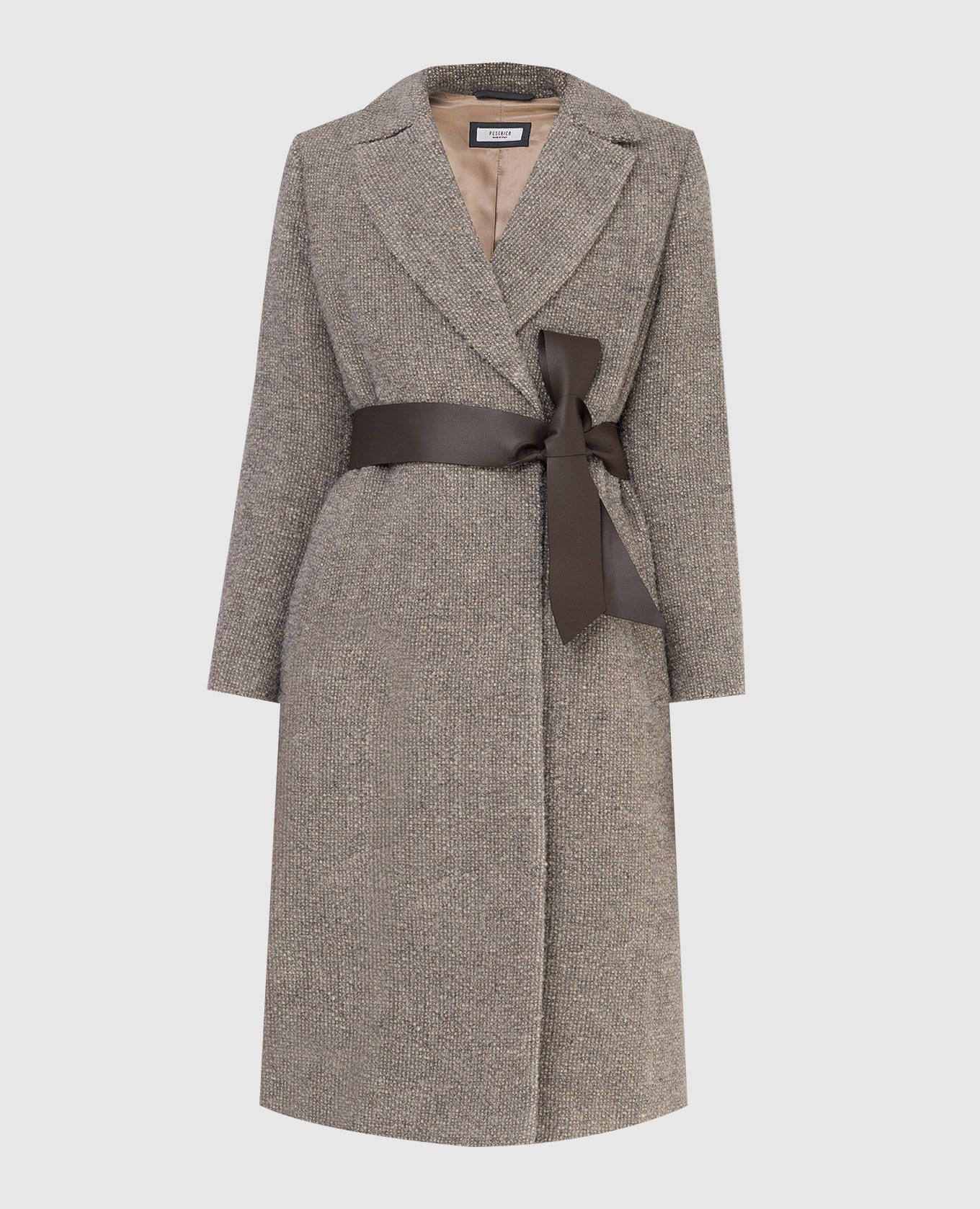 Tweed coat with lurex peserico