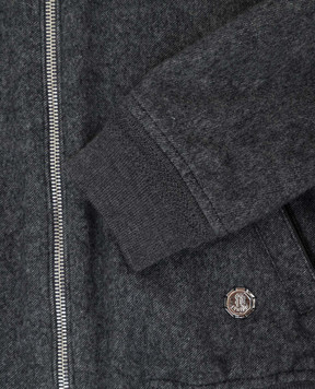 Stefano Ricci Children's gray cashmere jacket YUJ7400040C0002A