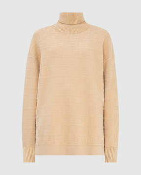 Fendi Sweater in FF pattern with slits FZX731AEEI