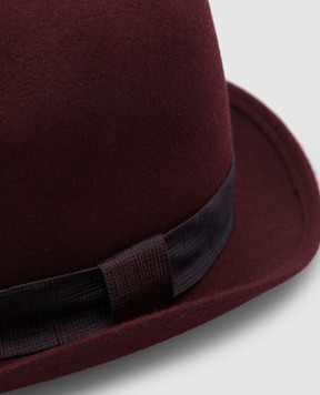 Stefano Ricci Children's burgundy hat YVF6372HC4073