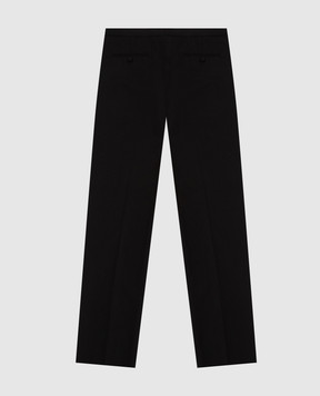 Stefano Ricci Children's black wool trousers Y2T2600001T00061