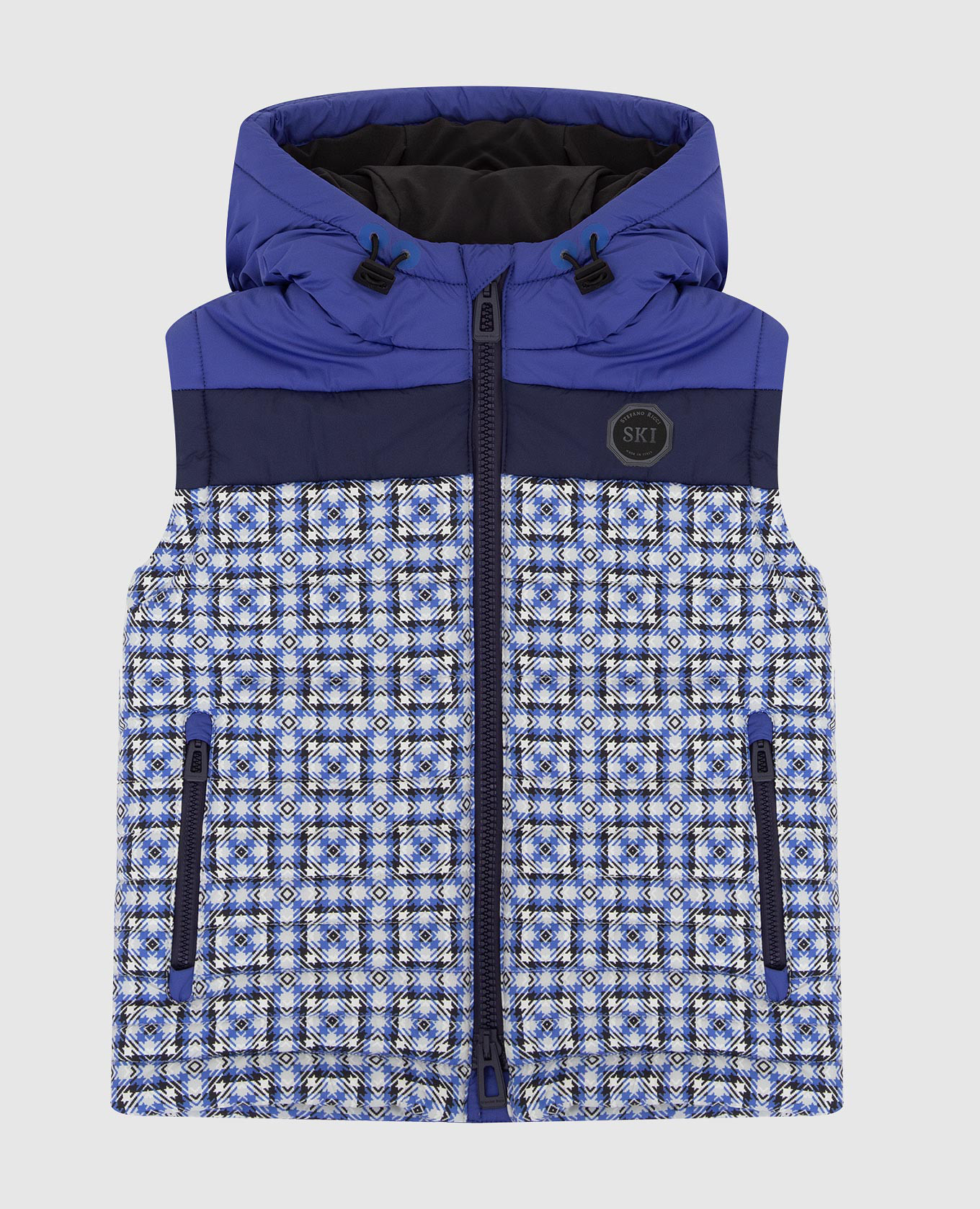 

Children's blue vest in a pattern Stefano Ricci