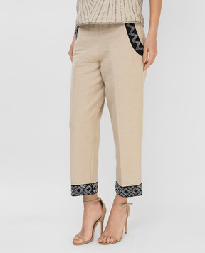 Twinset Pants with embroidery 211TT2614