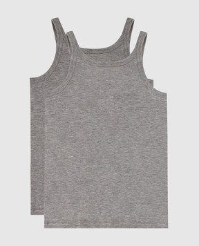 Dolce&Gabbana Gray children's T-shirt set L4J702G7OCU