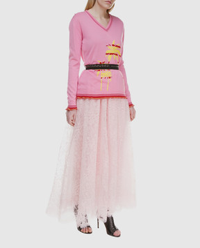 Ermanno Scervino Pink pullover D325M398PWD