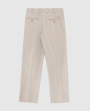 Stefano Ricci Children's light beige trousers YAT8200010VAL011