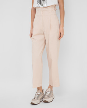 Peserico High rise trousers P04995T402477