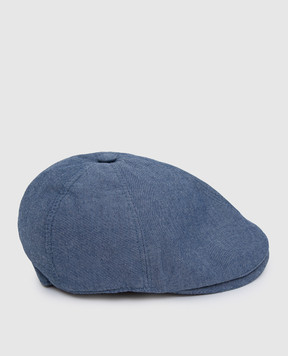 Stefano Ricci Children's blue wool cap YVF2019BAR007